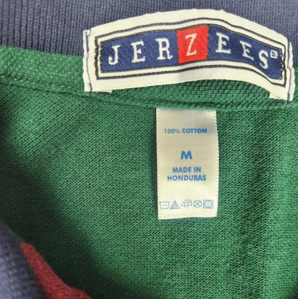 Jerzees Vintage Multi Color Polo Shirt - Picture 6 of 6